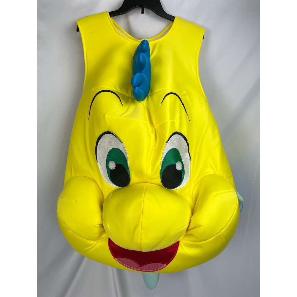 Disney Ariel Flounder Yellow Fish Costume Adult L/XL Halloween